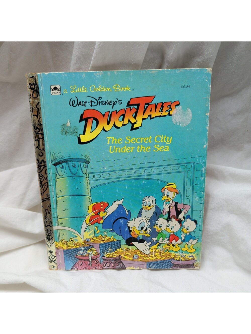 Disney DuckTales The Secret City Under the Sea Golden Book 1988